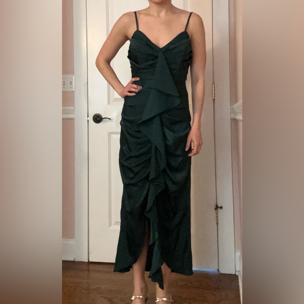 MABLE Dark Green Dress